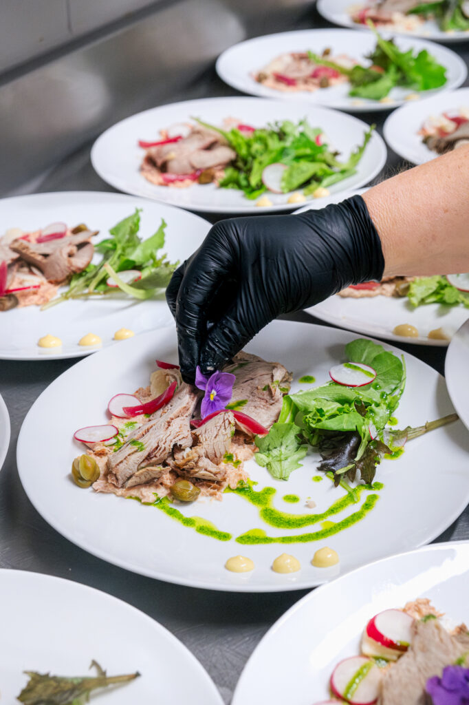 mise en place d'assiette
