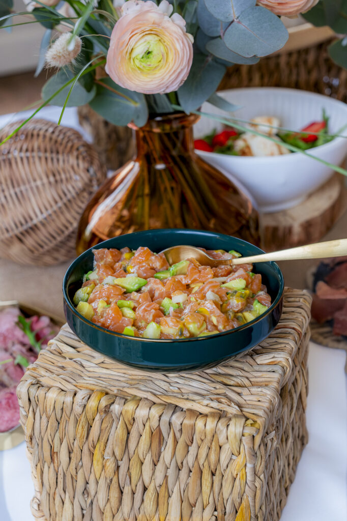 tartare saumon et avocat