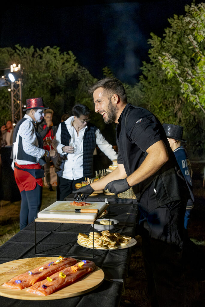 Buffet d'anniversaire sur le thème du cirque